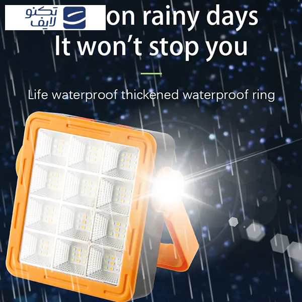 نورافکن شارژی سولونیکس مدل خورشیدی کد NY-9805-D