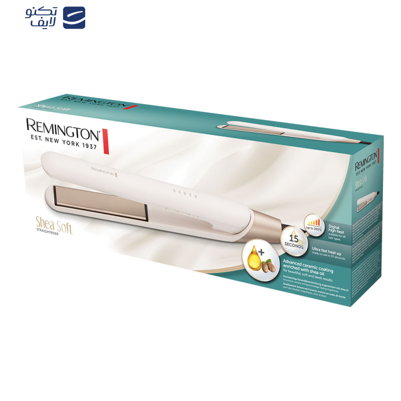 اتو مو رمینگتون مدل S4740 SHEA SOFT STRAIGHTENER