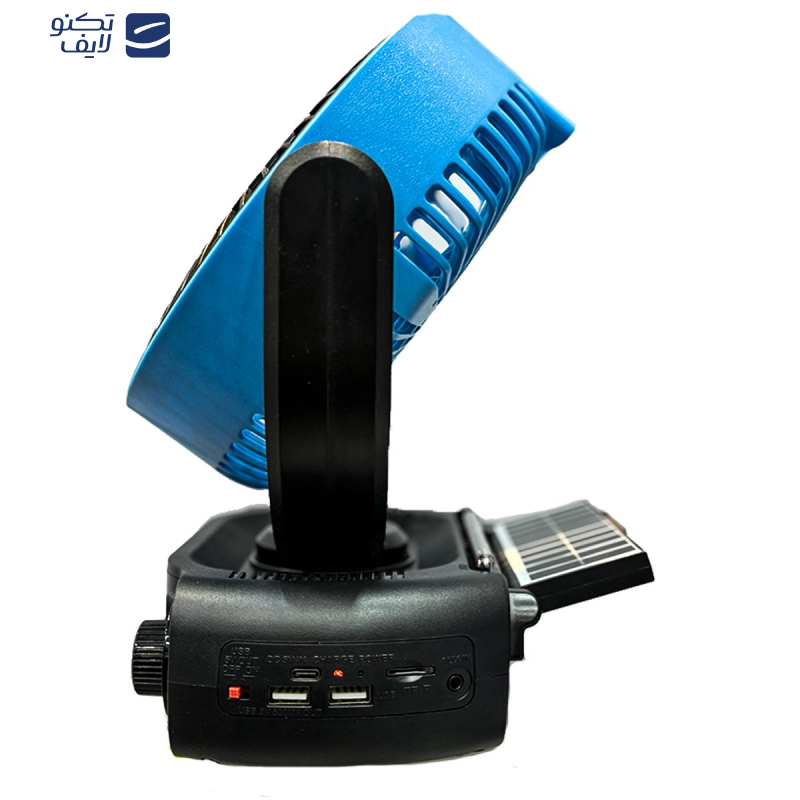 اسپیکر قابل حمل چلیپا مدل Fan Solar Power ظرفیت 4000 میلی آمپر ساعت