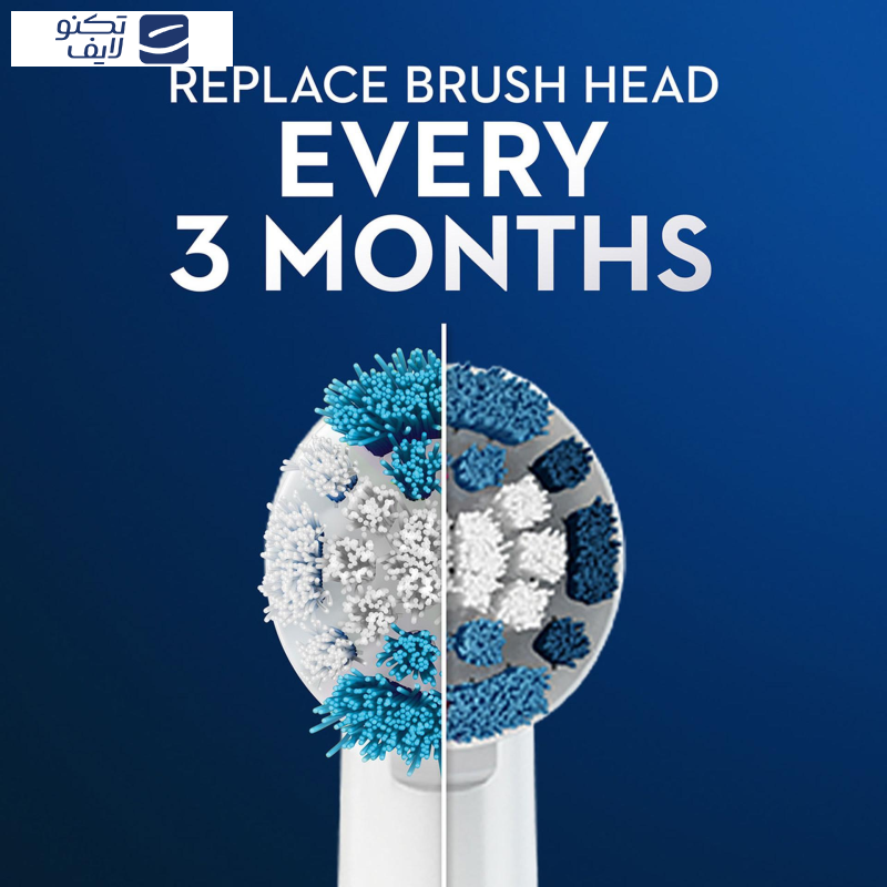 سری مسواک برقی اورال بی مدل Oral-B Precision Clean بسته 2 عددی