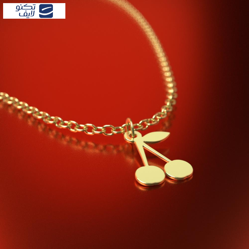گردنبند طلا 18 عیار زنانه مدوپد مدل گیلاس کد RNA10963