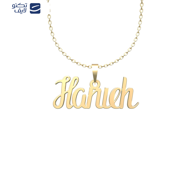 گردنبند طلا 18 عیار زنانه مدوپد مدل hanieh
