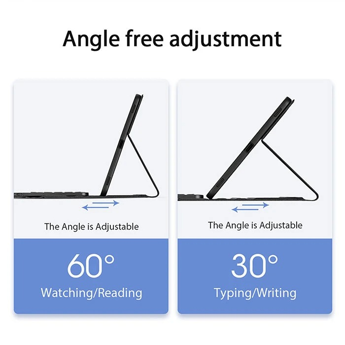 کیف کلاسوری کیبورد دار دوکس دوکیس مدل TK مناسب برای تبلت سامسونگ Galaxy Tab S10 Ultra