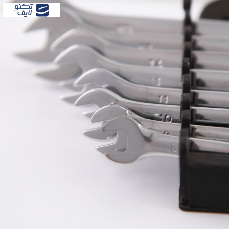 مجموعه 8 عددی آچار یکسر تخت یکسر رینگی مدل HT 252