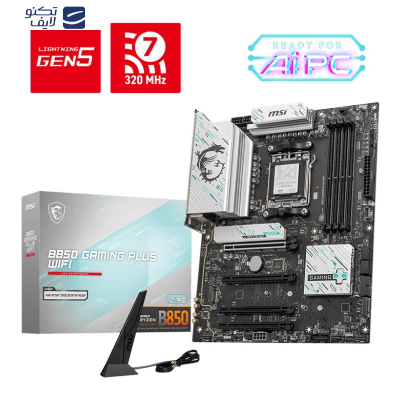 مادربرد ام اس آی مدل B850 GAMING PLUS WIFI