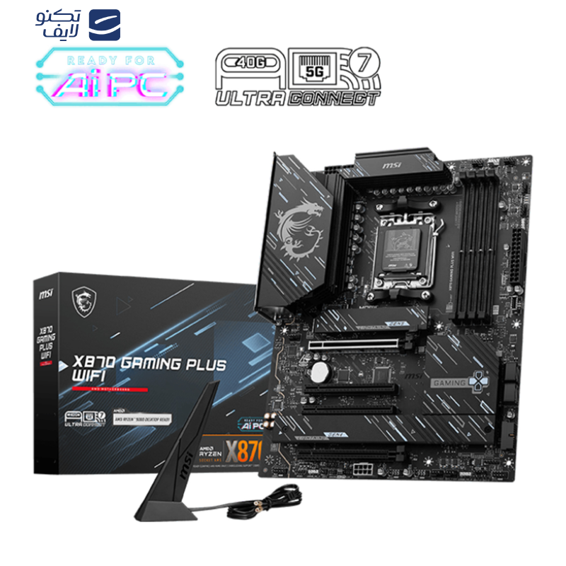 مادربرد ام اس آی مدل X870 GAMING PLUS WIFI