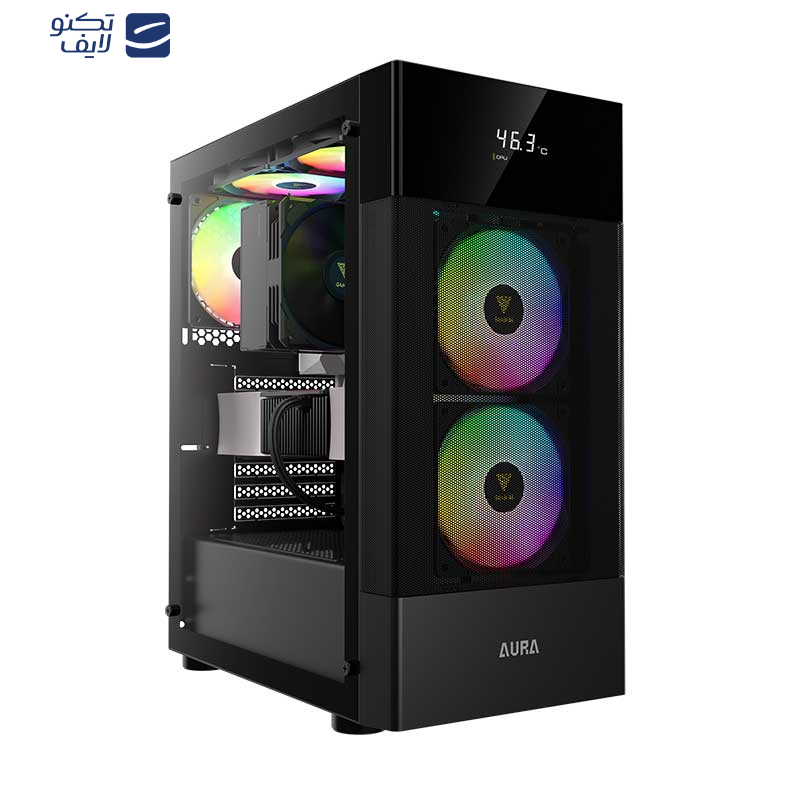کیس کامپیوتر گیم دیاس مدل AURA GC5 ARGB کیس کامپیوتر گیم دیاس مدل AURA GC5 ARGB