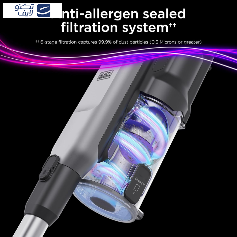 جارو شارژی عصایی بلک اند دکر مدل BHFEA640WG