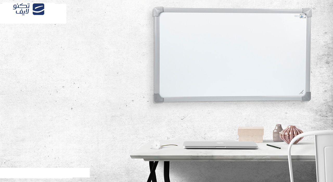 تخته وایت برد آسا برد مدل آلفا سایز 170×90 سانتی متر به همراه پایه نگهدارنده