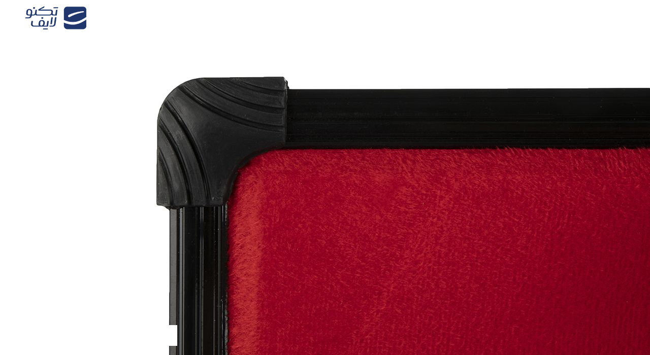 تابلو اعلانات قرمز آسا بُرد سایز 100x80 سانتی متر