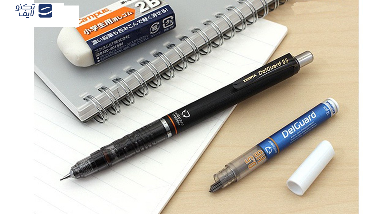 نوک مداد نوکی 0.5 میلی متری زبرا مدل Delguard