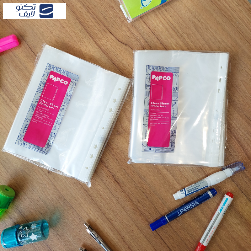 کاور کاغذ A5 پاپکو کد A5-7 بسته 200 عددی