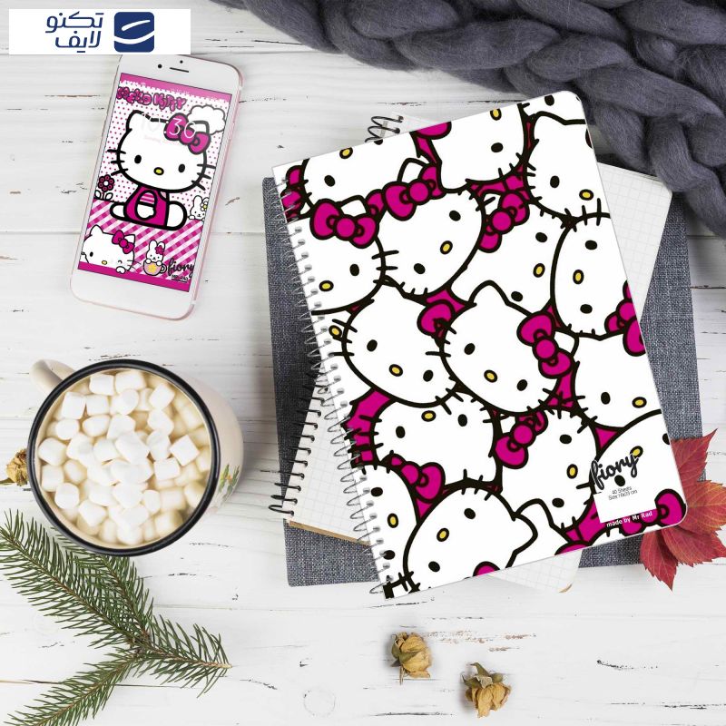 دفتر نقاشی مستر راد طرح کیتی مدل کودکانه کد kitty 1765