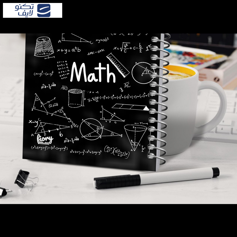 دفتر مشق 100 برگ مستر راد طرح ریاضی مدل گویا کد fiory 2174