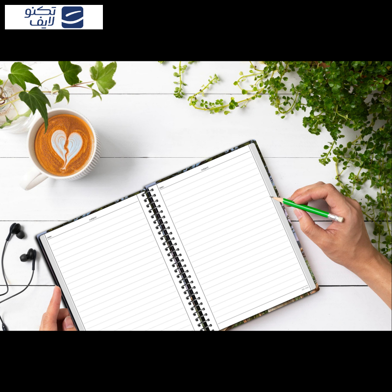  دفتر مشق 100 برگ مستر راد مدل دختر جنگل طرح پاییز کد Galaxy 2422