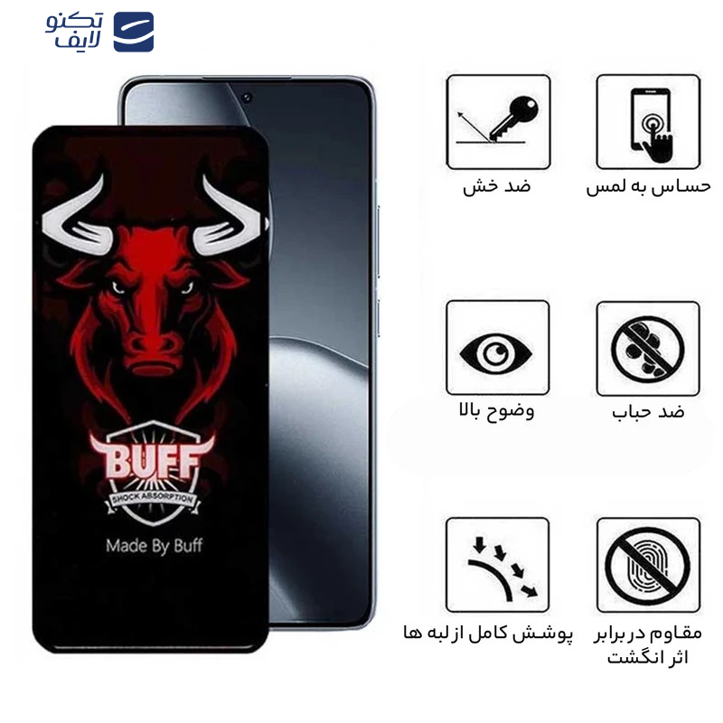 محافظ صفحه نمایش بوف مدل Ceramic Pro-مناسب برای گوشی موبایل شیائومی Poco F7 Ultra /F7 Pro /15s Pro