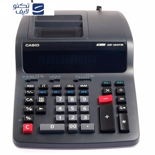 ماشین حساب کاسیو مدل DR-120 TM