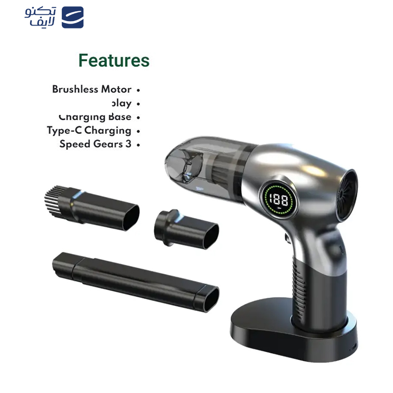 دستگاه دمنده و مکنده شارژی گرین لاین مدل GN3N1VAC