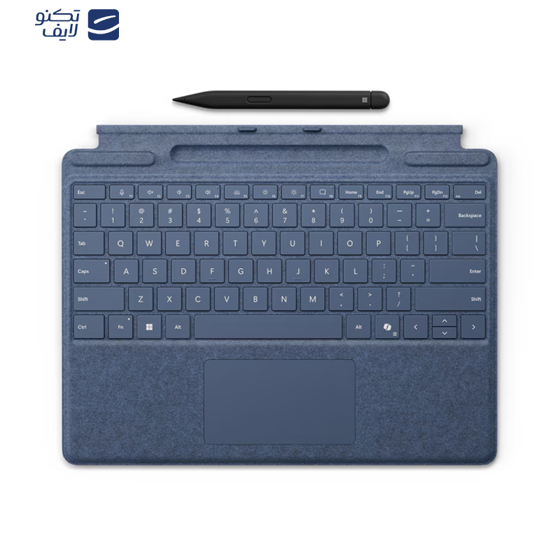 کیبورد تبلت مایکروسافت مدل Surface Pro Copilot Keyboard with Slim Pen 2 مناسب برای تبلت مایکروسافت سرفیس Pro 8/Pro 9/Pro 10/Pro 11 به همراه قلم اسلیم 2 