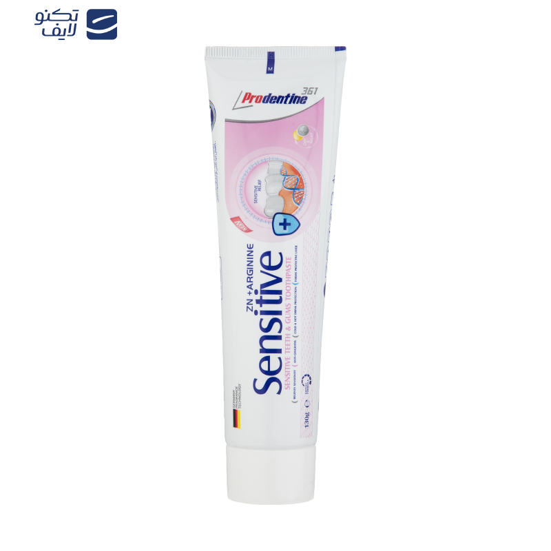 خمیر دندان پرودنتین 361 مدل Sensitive وزن 130 گرم 