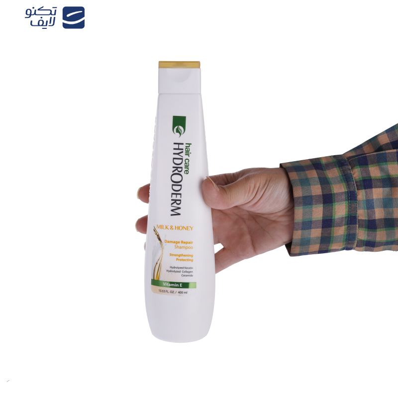شامپو مو هیدرودرم مدل Milk and Honey حجم 400 میلی لیتر