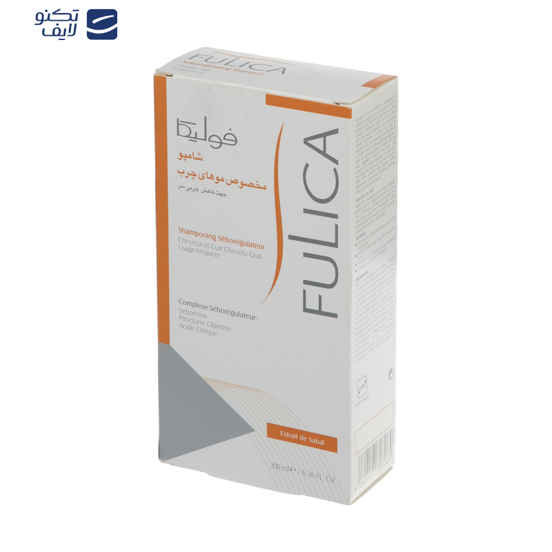 شامپو کاهش دهنده چربی فولیکا مخصوص موهای چرب حجم 200 میلی‌لیتر