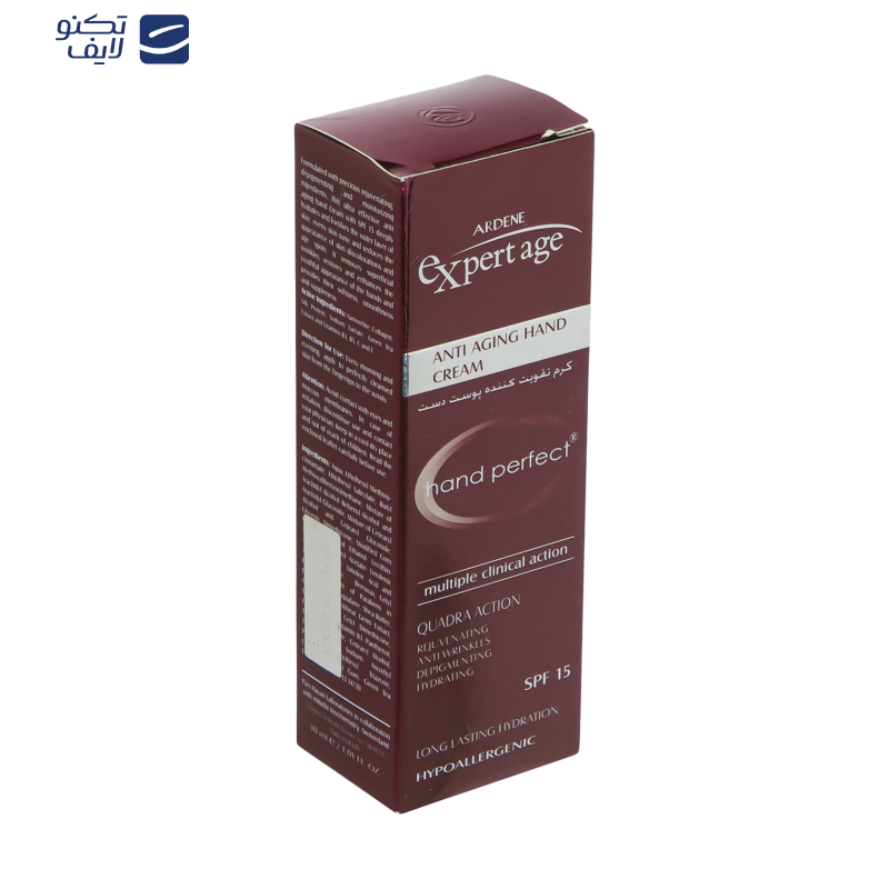 کرم تقویت‌کننده پوست دست آردن اکسپرت ایج مدل SPF15 حجم 30 میلی‌لیتر