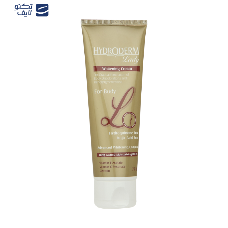 کرم روشن کننده بدن هیدرودرم سری Lady وزن 75 گرم