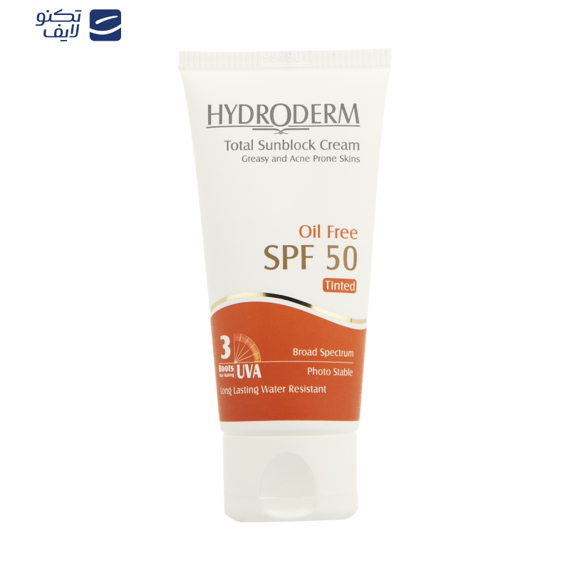 کرم ضدآفتاب هیدرودرم مدل Medium Beige SPF50، حجم 50 میلی‌لیتر