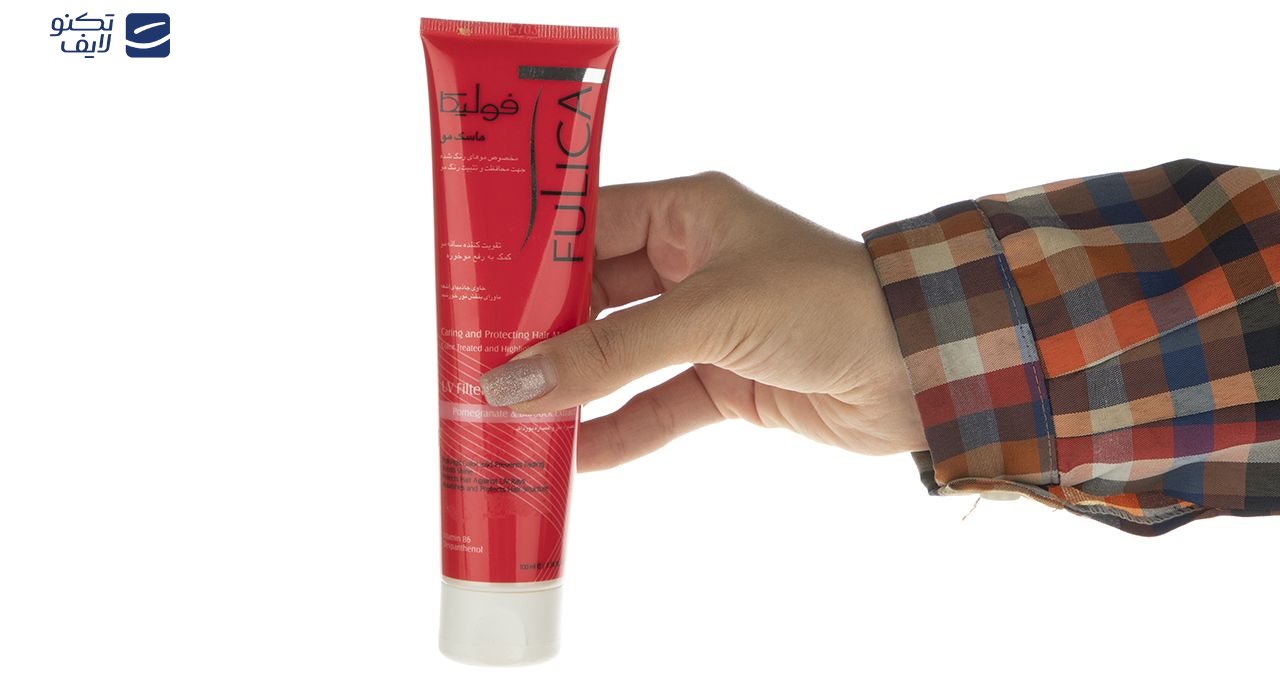 ماسک مو فولیکا مناسب موهای رنگ و هایلایت شده حجم 100 میلی لیتر