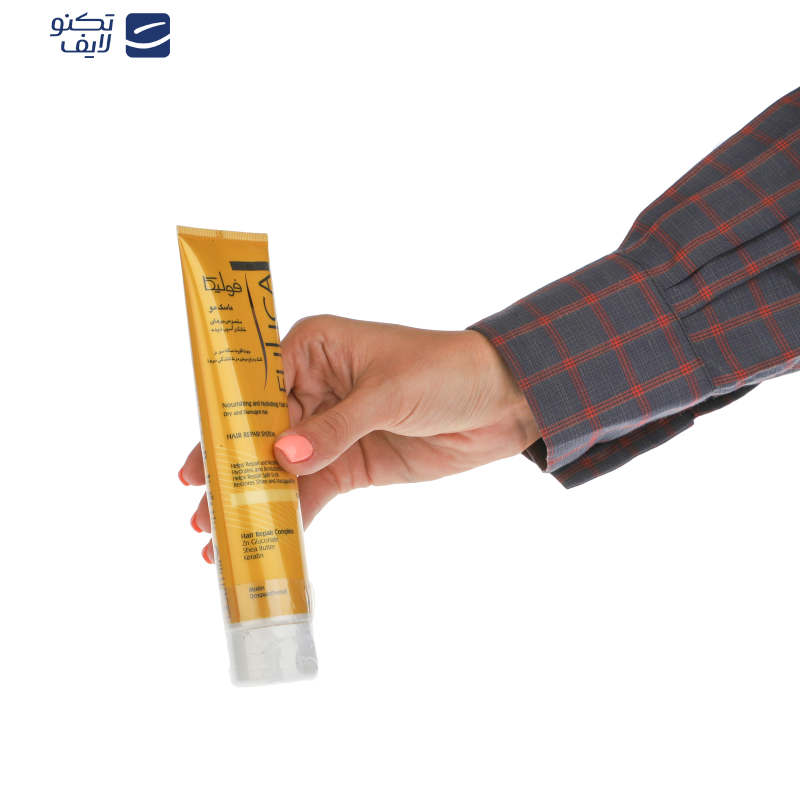 ماسک موی فولیکا مناسب موهای خشک و آسیب دیده حجم 100 میلی لیتر