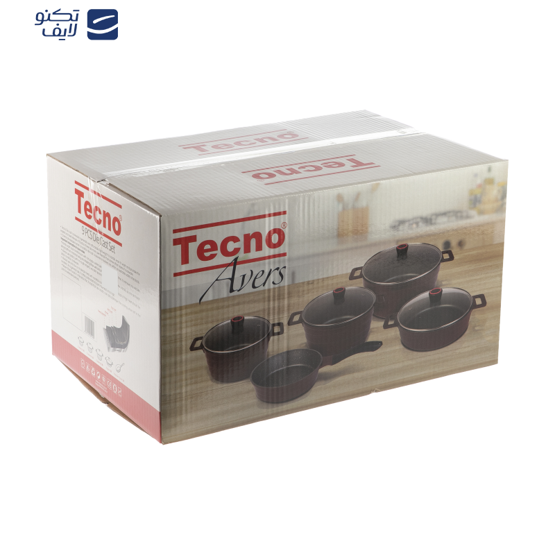 سرویس پخت و پز 9 پارچه تکنو مدل اورس سرویس پخت و پز 9 پارچه تکنو مدل اورس