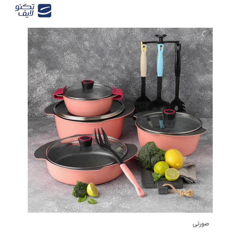 سرویس پخت و پز 17 پارچه تکنو مدل پروانه