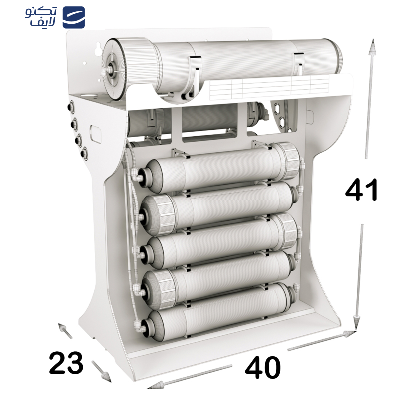 دستگاه تصفیه آب اس اس وی مدل StarLine 2W X1000 به همراه شیر تصفیه آب و فیلتر تصفیه آب بسته 3 عددی