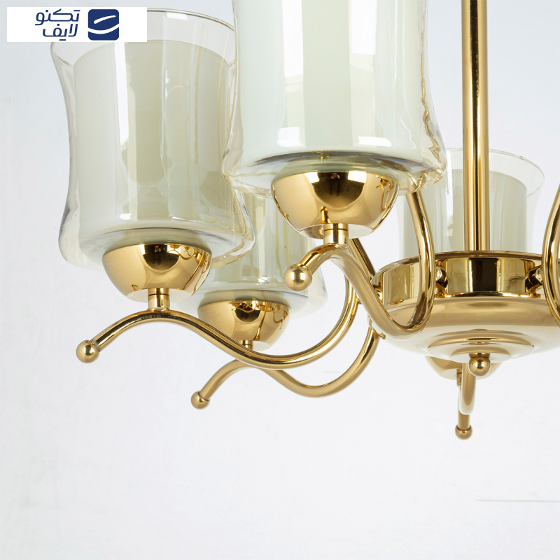  لوستر 7 شعله چشمه نور کد A823/7-G