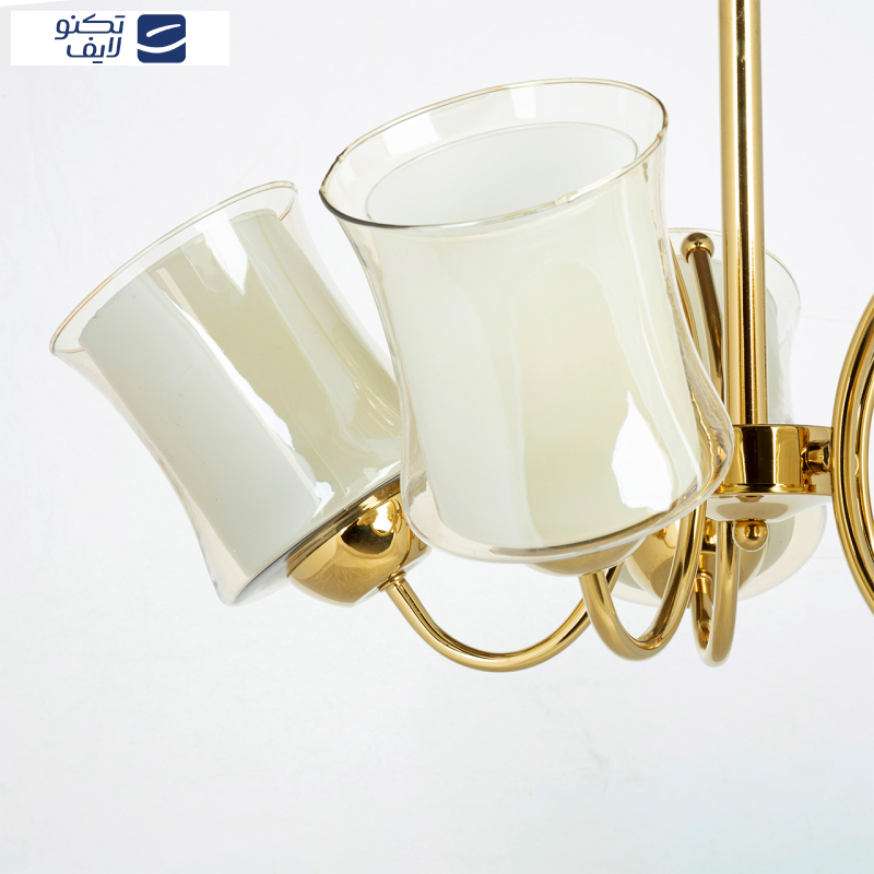 لوستر 5 شعله چشمه نور کد A825/5-G