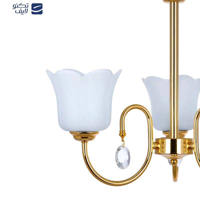 لوستر سه شعله چشمه نور کد AB856/3  
