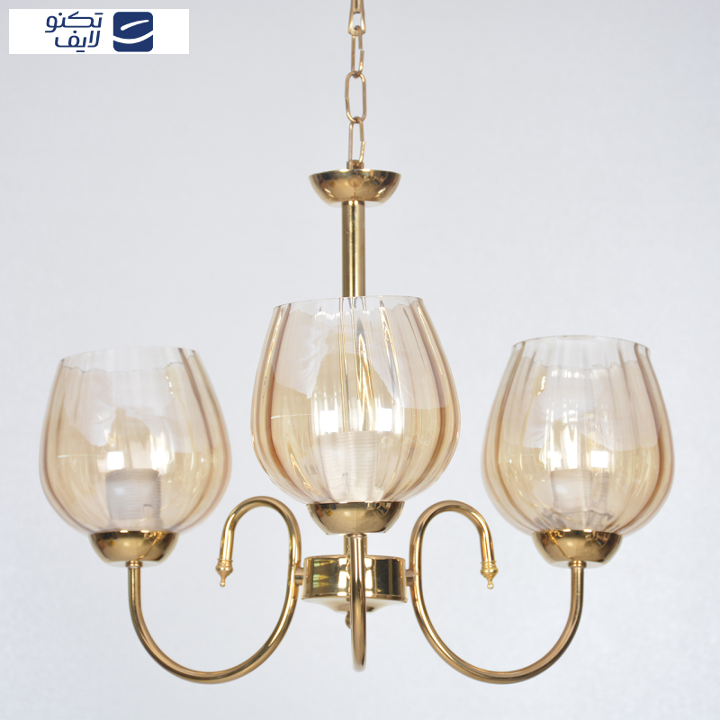  لوستر سه شعله چشمه نور کد AB817/3