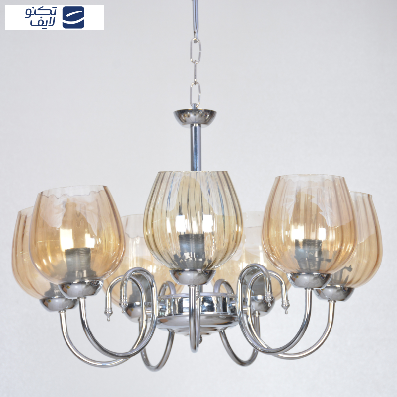   لوستر هفت شعله چشمه نور کد AB817/7