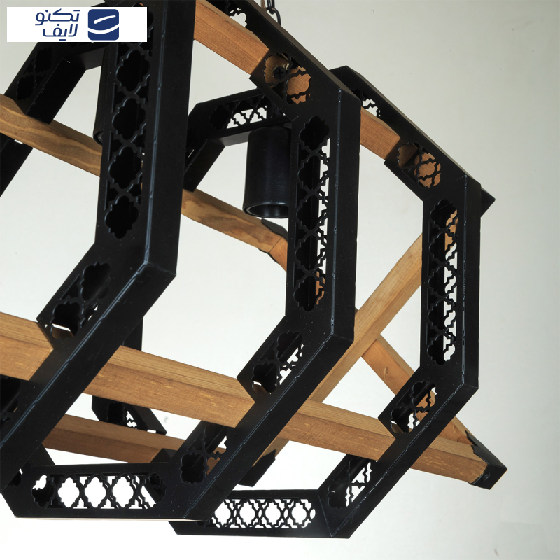 لوستر سه شعله چشمه نور کد 2232/3BK لوستر سه شعله چشمه نور کد 2232/3BK