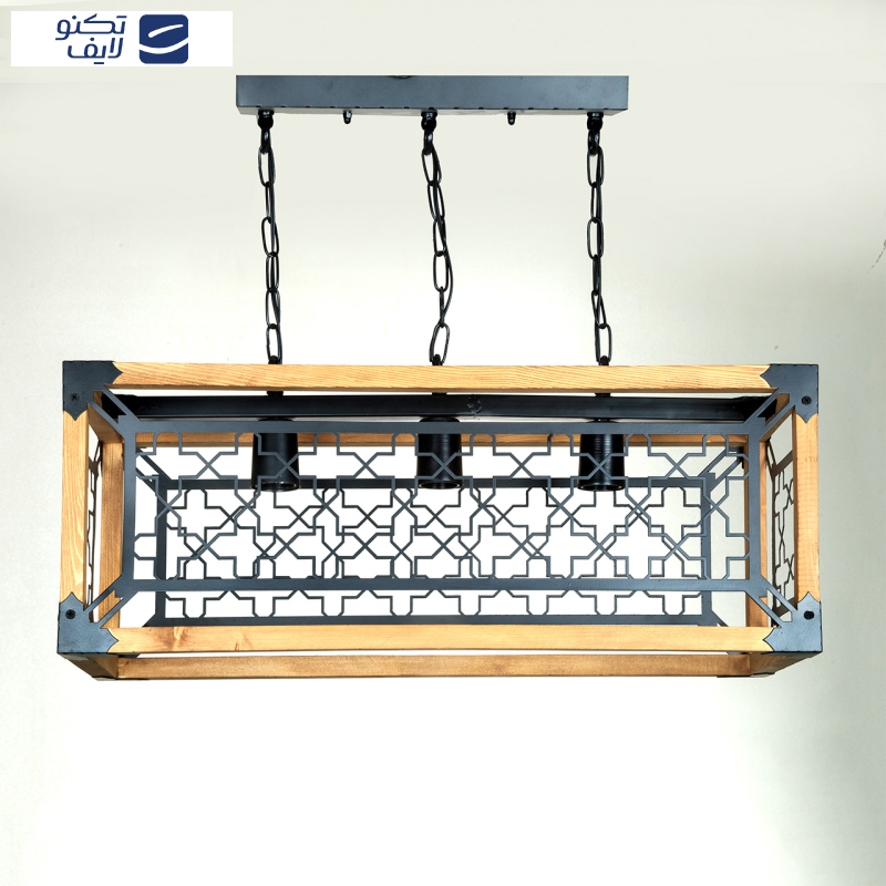 لوستر سه شعله چشمه نور کد 2233/3BK لوستر سه شعله چشمه نور کد 2233/3BK