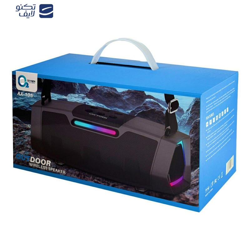 اسپیکر بلوتوثی قابل حمل اکسیژن مدل AX_105