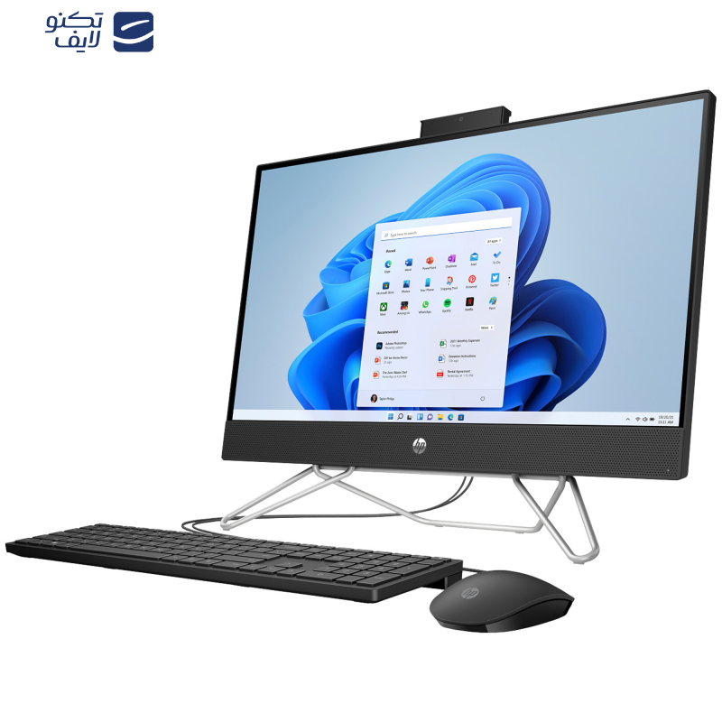 کامپیوتر همه کاره 23.8 اینچ اچ‌ پی مدل CB1292nh با پردازنده Core i3 1215U رم 16 گیگابایت از نوع DDR4 حافظه داخلی 512 گیگابایت SSD کارت گرافیک UHD Graphics (integrated) نمایشگر از نوع VA