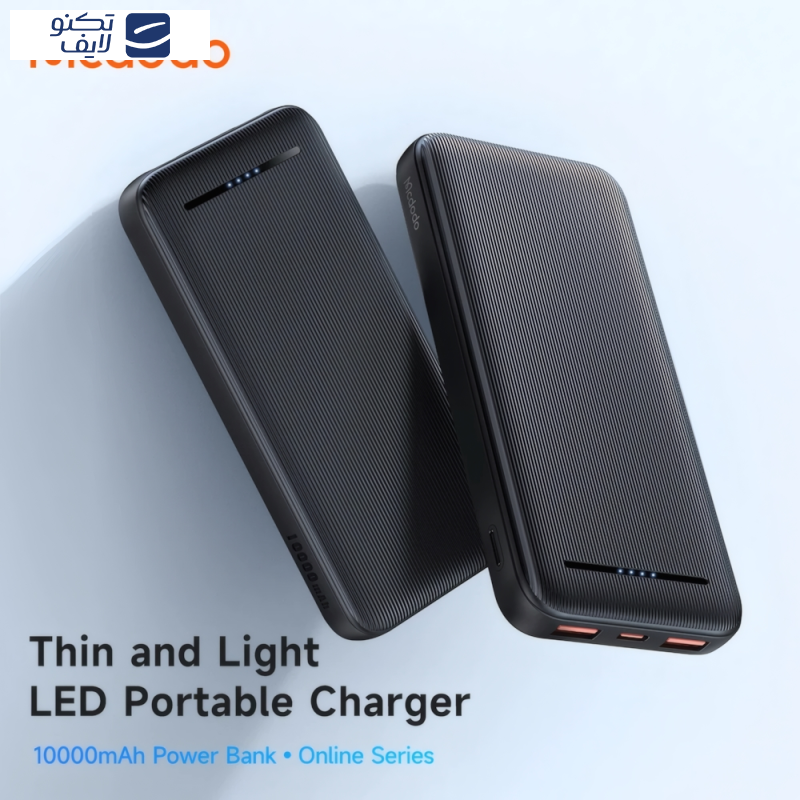 پاوربانک مک دودو مدل MC-463 LED Version ظرفیت 10000 میلی آمپرساعت