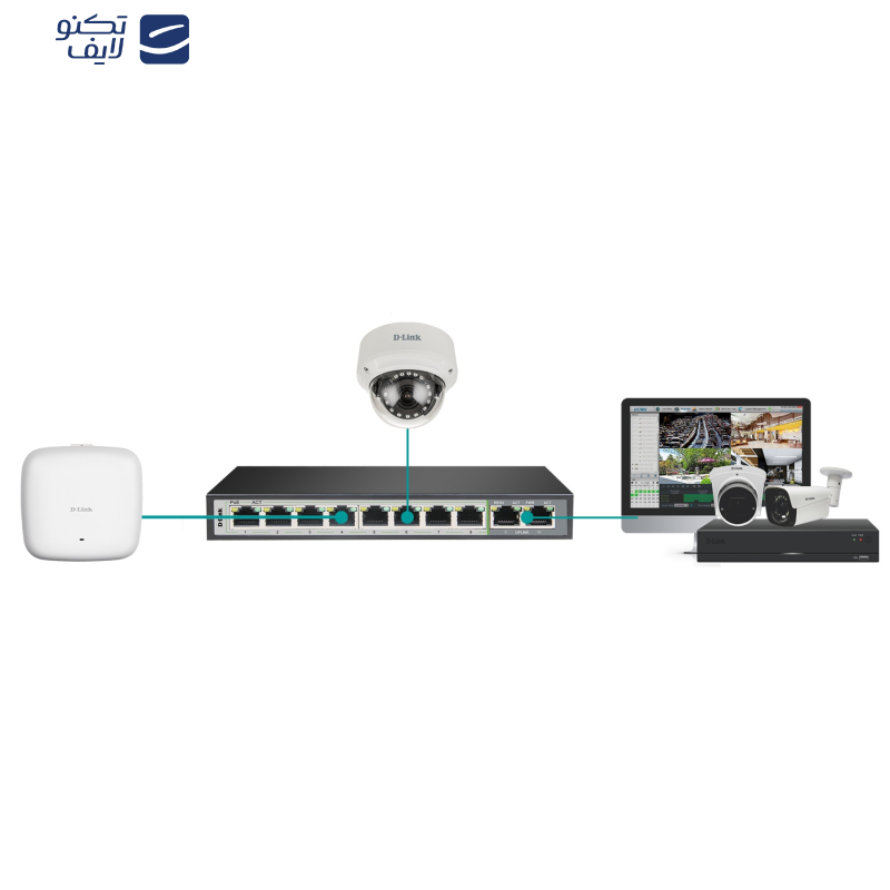 سوییچ 10 پورت POE دی-لینک مدل DGS-F1010P-E سوییچ 10 پورت POE دی-لینک مدل DGS-F1010P-E