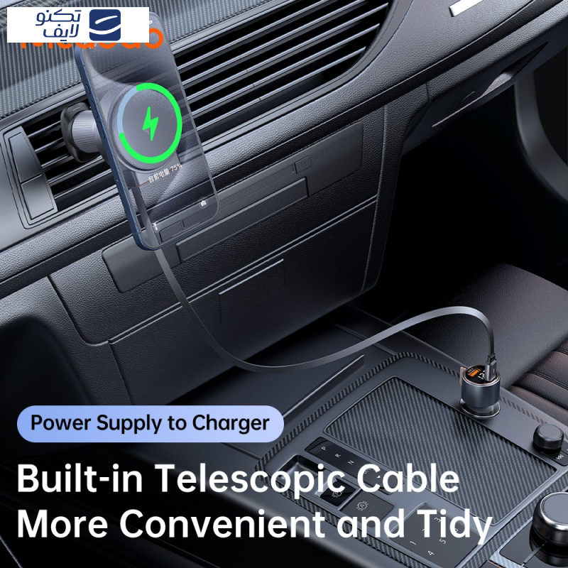 پایه نگهدارنده و شارژر بی سیم گوشی موبایل مک دودو مدل CH-009