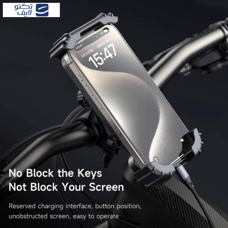 پایه نگهدارنده گوشی موبایل مک دودو مدل Mcdodo Super Stable Cycling Phone Holder CM-524 پایه نگهدارنده گوشی موبایل مک دودو مدل Mcdodo Super Stable Cycling Phone Holder CM-524