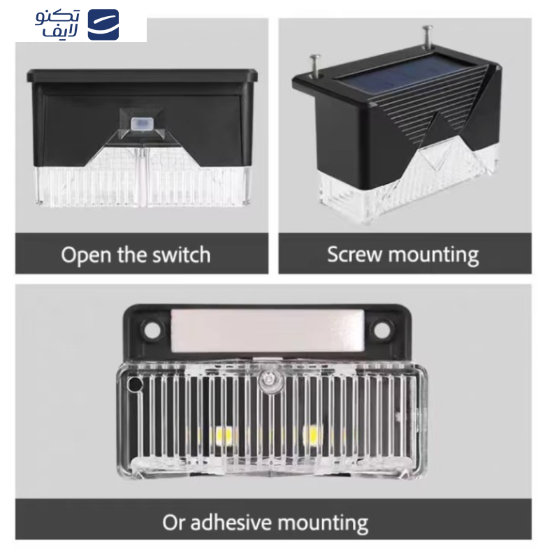 چراغ پارکی خورشیدی سولونیکس مدل LIGHTS مجموعه 4 عددی چراغ پارکی خورشیدی سولونیکس مدل LIGHTS مجموعه 4 عددی