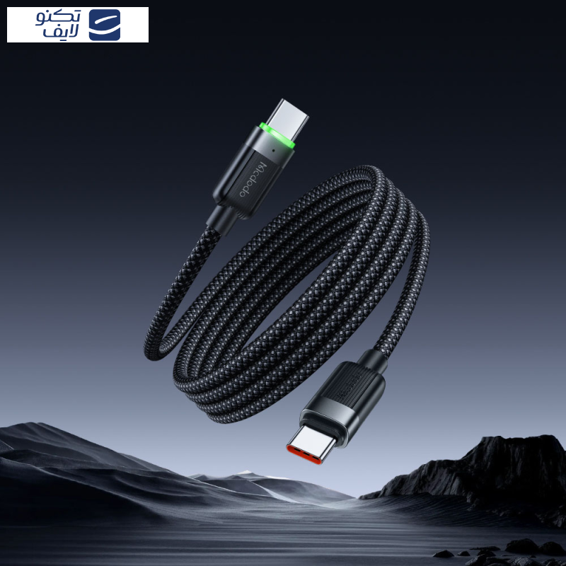 کابل USB-C مک دودو مدل CA-2000 طول 1.2 متر کابل USB-C مک دودو مدل CA-2000 طول 1.2 متر