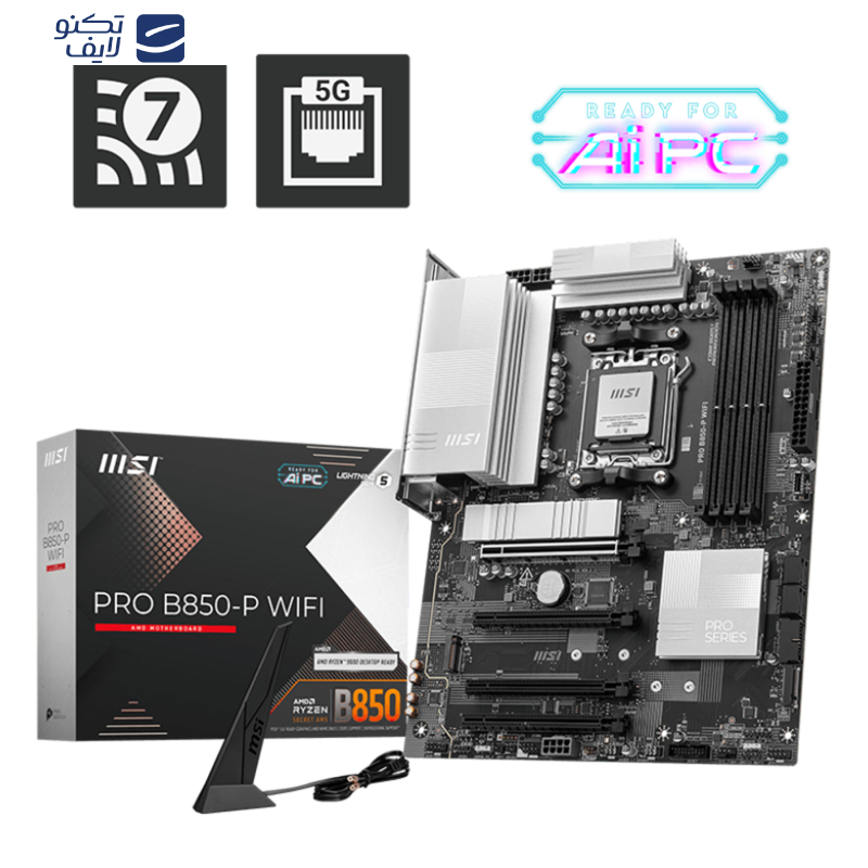 مادربرد ام اس آی مدل PRO B850-P WIFI